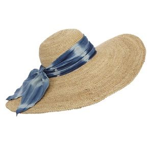 Flora Bella Wide Brim Straw Hat